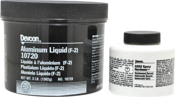 Devcon - 3 Lb Pail Two Part Epoxy - 75 min Working Time, 2,700 psi Shear Strength - Industrial Tool & Supply