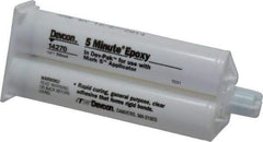 Devcon - 2 oz Cartridge Two Part Epoxy - 3 to 6 min Working Time, 1,900 psi Shear Strength - Industrial Tool & Supply