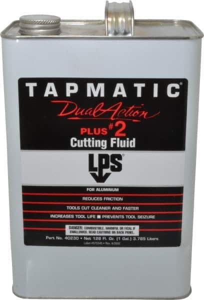 LPS - Tapmatic Plus #2, 1 Gal Bottle Cutting & Tapping Fluid - Synthetic, For Boring, Broaching, Drawing, Drilling, Engraving, Facing, Finishing, Grinding, Milling, Reaming, Sawing, Stamping, Tapping, Threading, Turning - Industrial Tool & Supply