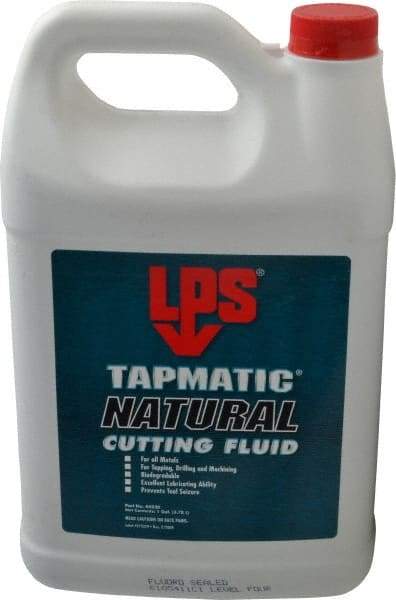 LPS - Tapmatic Natural, 1 Gal Bottle Cutting & Tapping Fluid - Straight Oil, For Boring, Broaching, Drilling, Engraving, Facing, Milling, Reaming, Sawing, Tapping, Threading, Turning - Industrial Tool & Supply