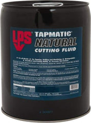 LPS - Tapmatic Natural, 5 Gal Pail Cutting & Tapping Fluid - Straight Oil, For Boring, Broaching, Drilling, Engraving, Facing, Milling, Reaming, Sawing, Tapping, Threading, Turning - Industrial Tool & Supply