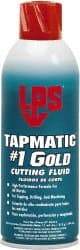 LPS - Tapmatic #1 Gold, 11 oz Aerosol Cutting & Tapping Fluid - Straight Oil, For Boring, Broaching, Drilling, Engraving, Facing, Milling, Reaming, Sawing, Tapping, Threading, Turning - Industrial Tool & Supply