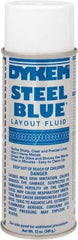 Dykem - Blue Layout Fluid - 12 Ounce Aerosol Can - Industrial Tool & Supply