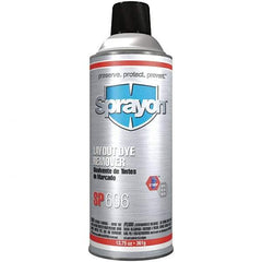 Sprayon - Layout Fluid Remover - 16 Ounce Aerosol Can, 12-3/4 Ounce Net Fill - Industrial Tool & Supply