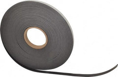 Mag-Mate - 100' Long x 1/2" Wide x 1/16" Thick Flexible Magnetic Strip - 6 Lb Max Pull Force, 3 Linear Ft/Lb Magnetic Pull Force, Adhesive Back - Industrial Tool & Supply