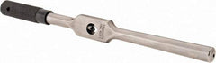 Starrett - 3/16 to 1/2" Tap Capacity, Straight Handle Tap Wrench - 9" Overall Length - Exact Industrial Supply