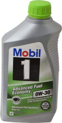 Mobil - 1 Quart Synthetic Engine Oil - Grade 0W-30 - Industrial Tool & Supply