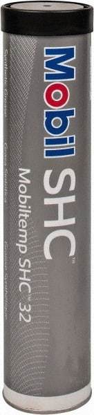 Mobil - 12.5 oz Cartridge Synthetic High Temperature Grease - Red, High Temperature, NLGIG 1-1/2, - Industrial Tool & Supply