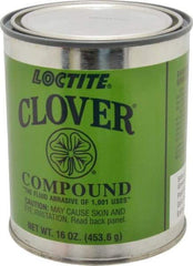 Loctite - 1 Lb Grease Compound - Compound Grade Super Fine, Grade 5A, 800 Grit, Black & Gray, Use on General Purpose - Industrial Tool & Supply