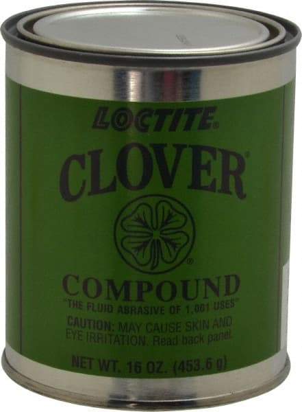 Loctite - 1 Lb Grease Compound - Compound Grade Coarse, Grade G, 80 Grit, Black & Gray, Use on General Purpose - Industrial Tool & Supply
