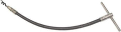 Made in USA - 10-3/4" OAL Flexible Shaft - 5/16" Cork Diam, 1/4" Shaft Diam, For 3/8" Packing Size - Industrial Tool & Supply