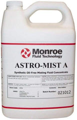 Monroe Fluid Technology - Astro-Mist A, 1 Gal Bottle Grinding Fluid - Synthetic, For Light Machining - Industrial Tool & Supply