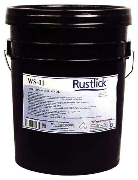 Rustlick - Rustlick WS-11, 5 Gal Pail Grinding Fluid - Water Soluble, For Machining - Industrial Tool & Supply