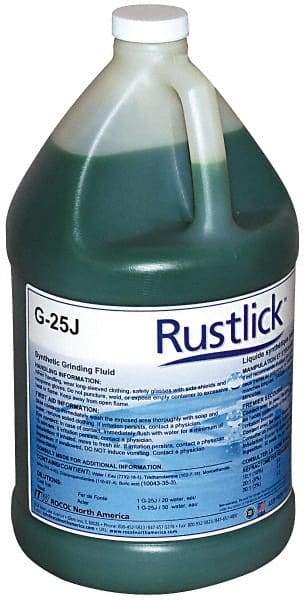 Rustlick - Rustlick G-25J, 1 Gal Bottle Grinding Fluid - Synthetic, For Blanchard Grinding, General-Purpose Grinding, Surface - Industrial Tool & Supply
