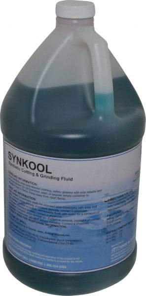 Made in USA - Syn-Kool, 1 Gal Bottle Cutting & Grinding Fluid - Synthetic - Industrial Tool & Supply