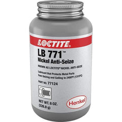 Loctite - 8 oz Can High Temperature Anti-Seize Lubricant - Nickel, -54 to 2,399°F, Silver Colored, Water Resistant - Industrial Tool & Supply