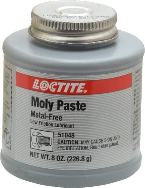 Loctite - 8 oz Can General Purpose Anti-Seize Lubricant - Molybdenum Disulfide, -20 to 750°F, Black, Water Resistant - Industrial Tool & Supply