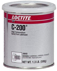 Loctite - 1.3 Lb Can Dry Film Lubricant - Dark Gray, 2,400°F Max - Industrial Tool & Supply