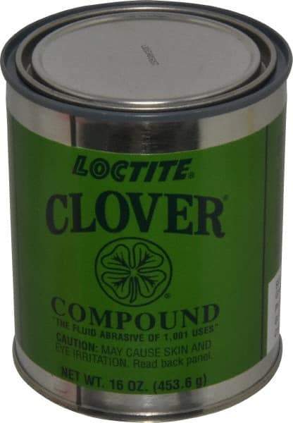 Loctite - 1 Lb Grease Compound - Compound Grade Coarse, Grade E, 120 Grit, Black & Gray, Use on General Purpose - Industrial Tool & Supply