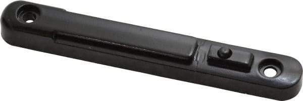 Tensator - 3-3/4" High Wall Receptacle for Tensabarrier - Steel, Black, Use with Tensabarrier - Industrial Tool & Supply