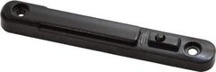 Tensator - 3-3/4" High Wall Receptacle for Tensabarrier - Steel, Black, Use with Tensabarrier - Industrial Tool & Supply
