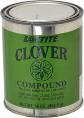 Loctite - 1 Lb Grease Compound - Compound Grade Very Fine, Grade C, 220 Grit, Black & Gray, Use on General Purpose - Industrial Tool & Supply