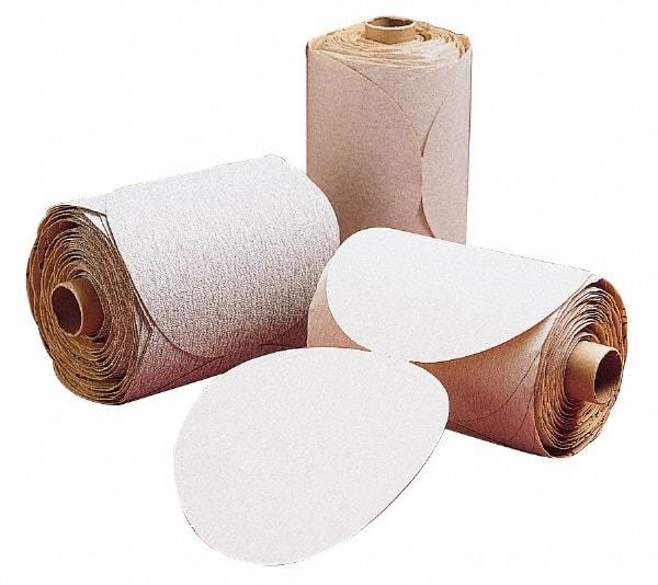 3M - 8" Diam, 80 Grit Aluminum Oxide Adhesive PSA Disc - Medium Grade, X Weighted Cloth Backing, For Bench Top Motors, Random Orbital Sanders - Industrial Tool & Supply