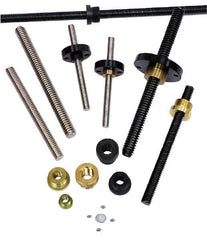 Nook Industries - 5/8-10 Acme, 6' Long, Alloy Steel Precision Acme Threaded Rod - Right Hand Thread, 2C Fit - Industrial Tool & Supply