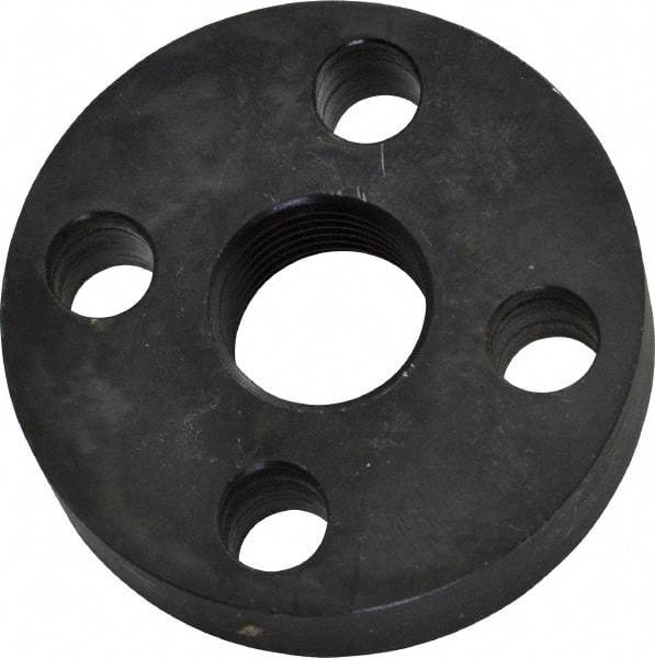 Nook Industries - 1.6" Flange OD x 0.41" Thickness Precision Acme Mounting Flange - For 3/8-4, 3/8-10 Bars, 4 Mounting Holes, Steel - Industrial Tool & Supply