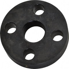 Nook Industries - 1.6" Flange OD x 0.41" Thickness Precision Acme Mounting Flange - For 3/8-4, 3/8-10 Bars, 4 Mounting Holes, Steel - Industrial Tool & Supply