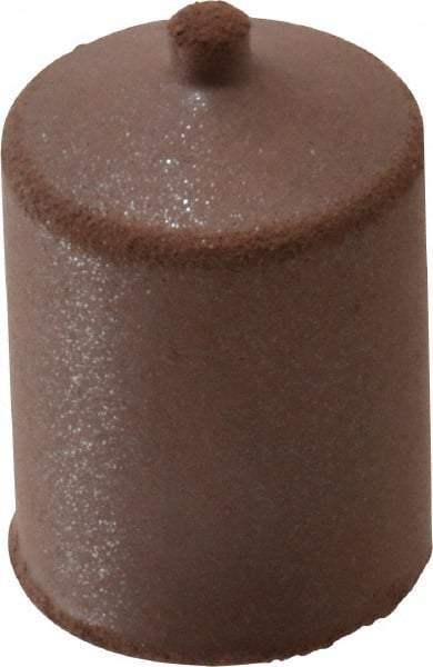 Cratex - 7/8" Max Diam x 1-1/4" Long, Cone, Rubberized Point - Fine Grade, Silicon Carbide, 1/4" Arbor Hole, Unmounted - Industrial Tool & Supply