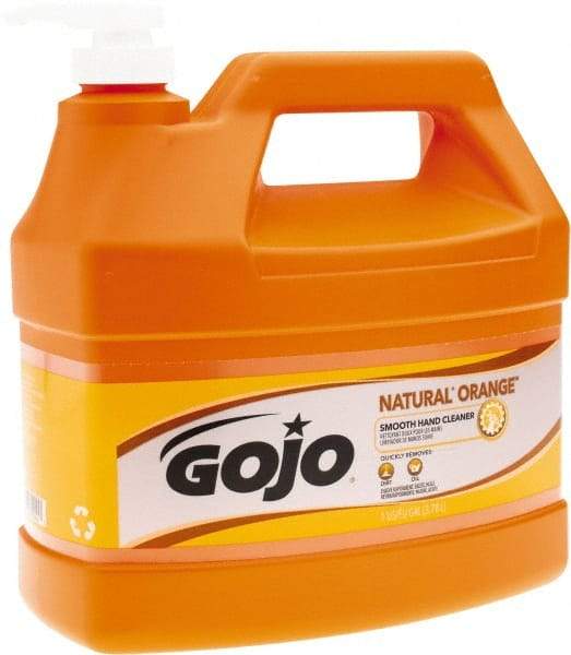 GOJO - 1 Gal Pump Bottle Liquid Hand Cleaner - General Duty, Orange Scent - Industrial Tool & Supply