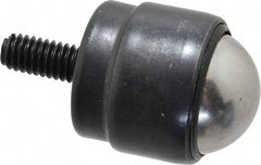 Value Collection - 1.2 Inch Diameter, Round, Carbon Steel Ball Transfer - 2.2000 Inch Overall Diameter, 2-1/4 Inch Mount Height, 75 Lb. Capacity - Industrial Tool & Supply