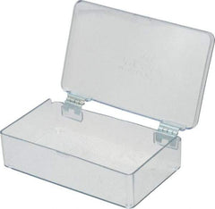 Flambeau - 2-3/4" Wide x 1-1/8" High x 4-1/2" Deep, Small Parts Box - Cellulose Propionate Frame, 1 Compartments, 4-1/8" Wide x 7/8" High x 2-5/8" Deep Bin - Industrial Tool & Supply