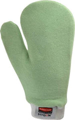 Rubbermaid - 11" Long Microfiber Cleaning & Dusting Mitt - Green, Multipurpose - Industrial Tool & Supply