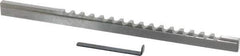 Value Collection - 5/32" Keyway Width, Style B, Keyway Broach - High Speed Steel, Bright Finish, 3/16" Broach Body Width, 19/64" to 1-11/16" LOC, 6-3/4" OAL - Industrial Tool & Supply