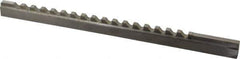 Value Collection - 5/16" Keyway Width, Style D, Keyway Broach - High Speed Steel, Bright Finish, 9/16" Broach Body Width, 1" to 6" LOC, 13-7/8" OAL - Industrial Tool & Supply