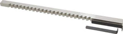 Value Collection - 3/8" Keyway Width, Style C, Keyway Broach - High Speed Steel, Bright Finish, 3/8" Broach Body Width, 25/64" to 2-1/2" LOC, 11-3/4" OAL - Industrial Tool & Supply