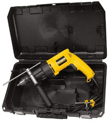 DeWALT - 1/2" Keyed Chuck Electric Hammer Drill - 0 to 46,000 BPM, 0 to 2,700 RPM, Reversible - Industrial Tool & Supply