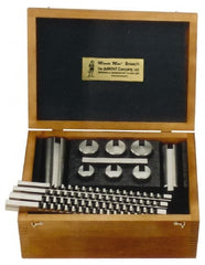 Dumont Minute Man - 12 Piece, 5/16 to 1/2" Keyway Width, Style D Keyway Broach Set - Industrial Tool & Supply