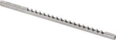 Dumont Minute Man - 3/32" Keyway Width, Style A, Keyway Broach - High Speed Steel, Bright Finish, 1/8" Broach Body Width, 13/64" to 1-1/8" LOC, 5" OAL, 780 Lbs Pressure for Max LOC - Industrial Tool & Supply
