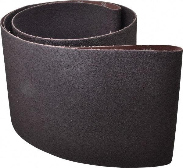 Norton - 8" Wide x 107" OAL, 36 Grit, Aluminum Oxide Abrasive Belt - Aluminum Oxide, Very Coarse, Coated, X Weighted Cloth Backing, Series R228 - Industrial Tool & Supply