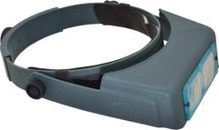 Made in USA - 2.75x Magnification, Optical Glass, Rectangular Magnifier - Headband Mount, 6 Inch Focal Distance - Industrial Tool & Supply