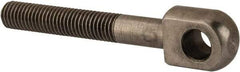 Gibraltar - 1/2-13, 2-1/2" Thread Length, 1/2" Hole Diam, Stainless Steel, Swing Bolt - Grade 303, 5/8" Head Thickness, 4-1/8" Hole Center to End - Industrial Tool & Supply