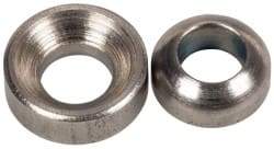 Gibraltar - 5/32" Bolt, Stainless Steel, Spherical Washer Assembly - 3/16" Inside x 3/8" Female Outside, 5/16" Male OD, 13/64" Thick, 1/32" Radius, 303 Grade - Industrial Tool & Supply