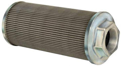 Flow Ezy Filters - 100 Mesh, 284 LPM, 75 GPM, 5.4" Diam, Female Suction Strainer without Bypass - 2-1/2 Port NPT, 12-1/2" Long - Industrial Tool & Supply