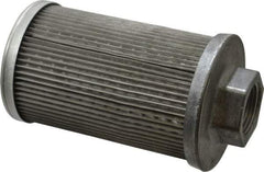 Flow Ezy Filters - 100 Mesh, 38 LPM, 10 GPM, 3.3" Diam, Female Suction Strainer without Bypass - 1 Port NPT, 5.8" Long - Industrial Tool & Supply