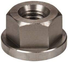 Gibraltar - 7/16-14, 1" Flange Diam, 9/16" High, 3/4" Across Flats, Flange Nut - Grade 303 Stainless Steel, 5/32" Flange Height - Industrial Tool & Supply