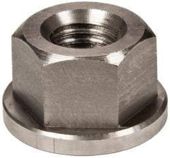 Gibraltar - 5/8-11, 1-3/8" Flange Diam, 13/16" High, 1-1/16" Across Flats, Flange Nut - Grade 303 Stainless Steel, 3/16" Flange Height - Industrial Tool & Supply