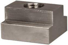 Gibraltar - 1/2-13 Blind Tapped T Slot Nut - 11/16" Slot Width, 1-1/8 x 13/32" Base Width x Height, 1-1/4 x 3/4" OAL x Height - Industrial Tool & Supply